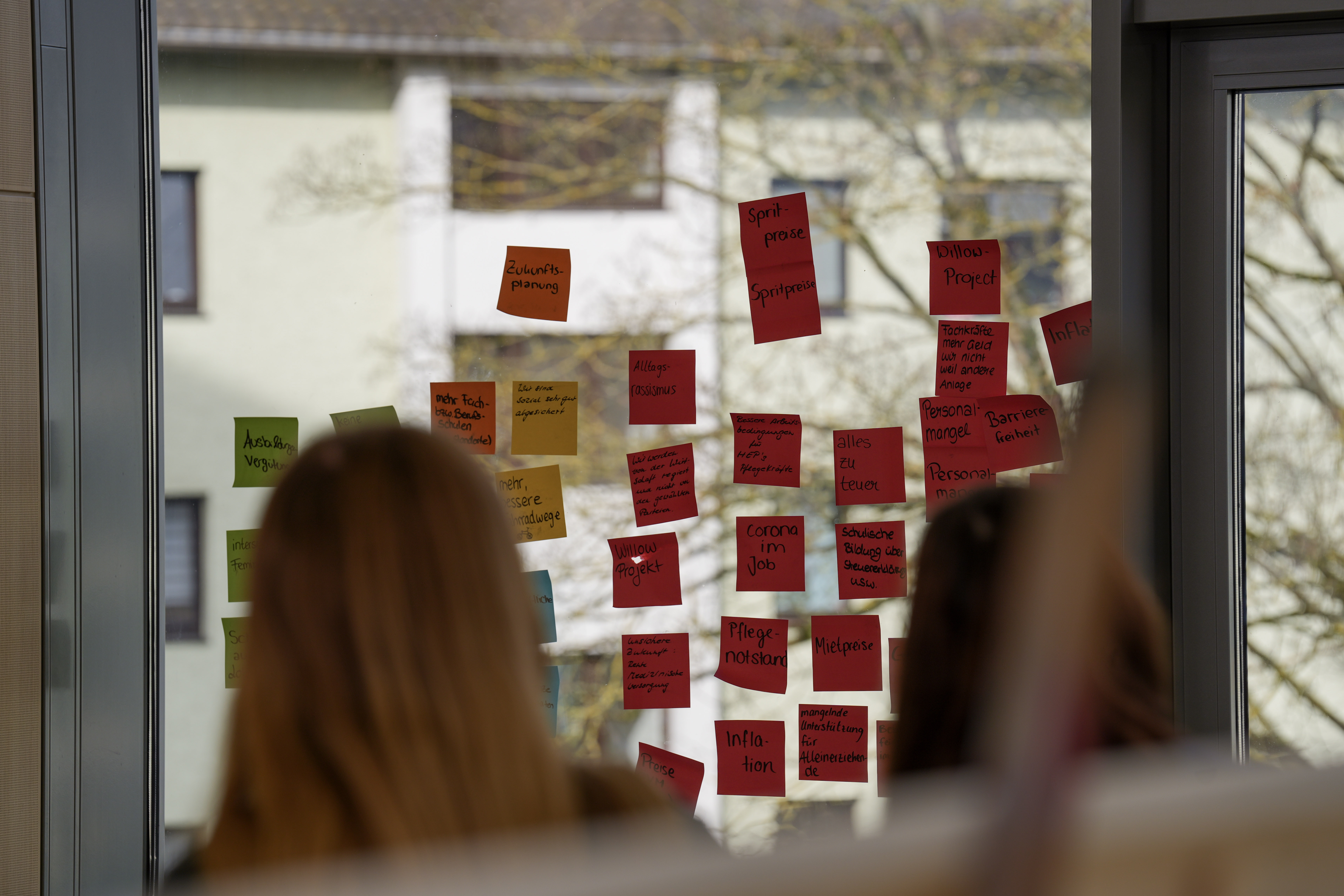 Das Bild zeigt die Durchführung des Workshops "Dampf ablassen"